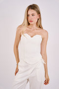 Corset Top - all white